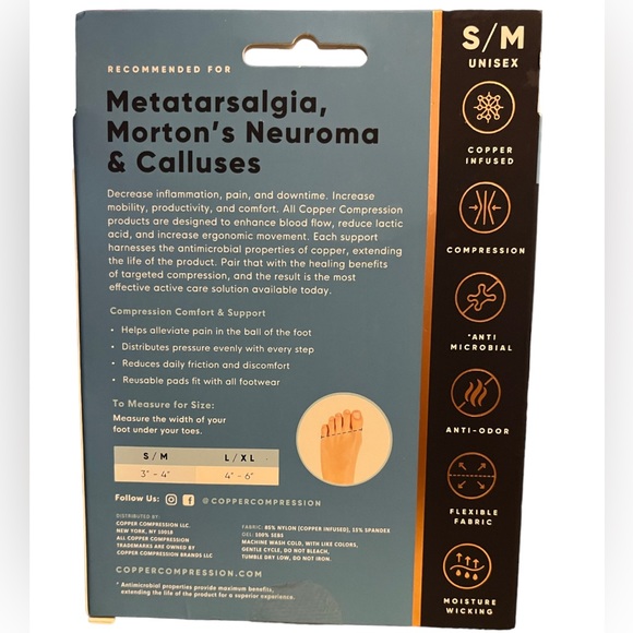 Copper Compression Arch Support - Picture 2 of 4